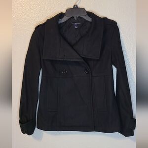 Gap black peacoat